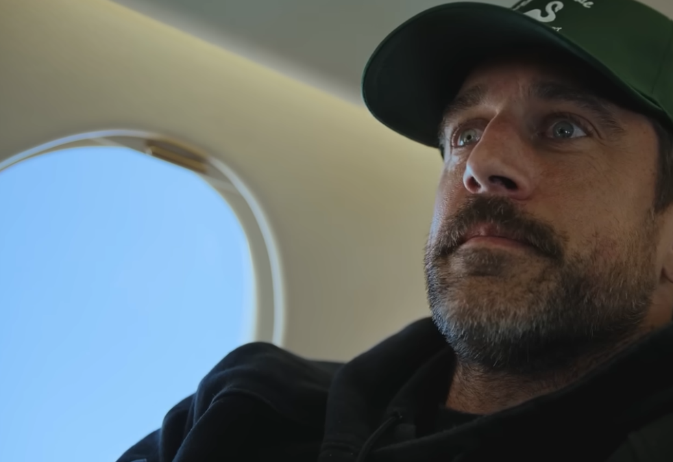 Screenshot from the TV series Aaron Rodgers: Enigma 2024-