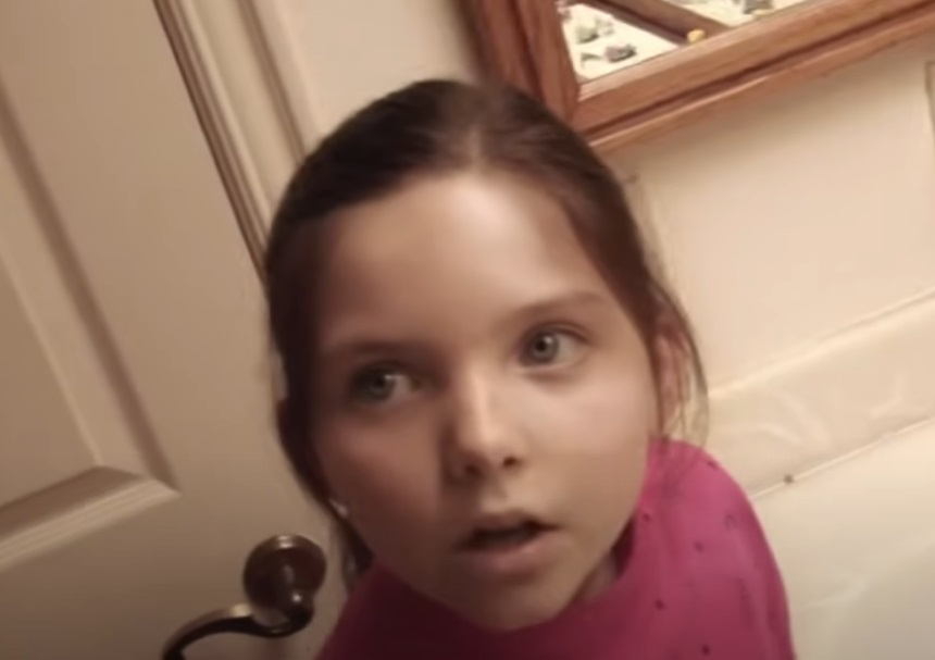 Screenshot from the film Paranormal Activity 3 (2011)