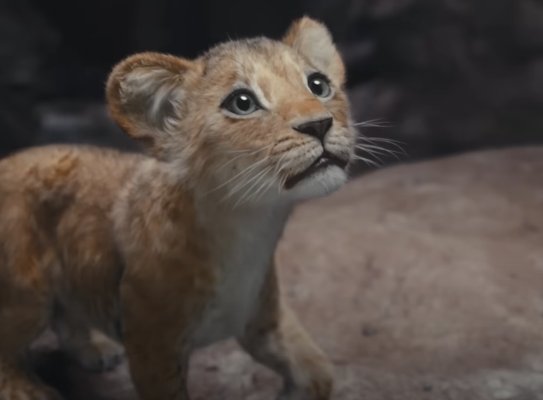 Screenshot of the movie The Lion King