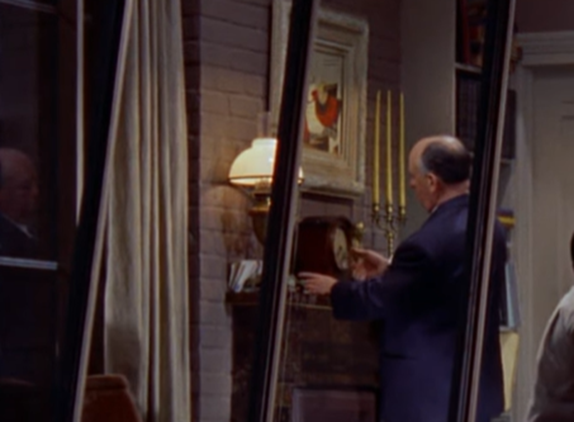 Screenshot of Alfred Hitchcock from - Rear Window (1954)