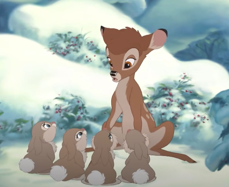 Screenshot from the animated film Bambi II (2006)