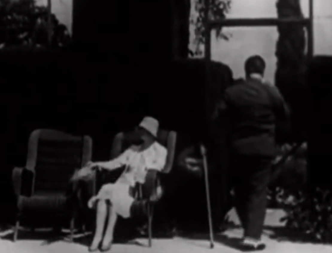 Screenshot of Alfred Hitchcock from - Easy Virtue (1927)