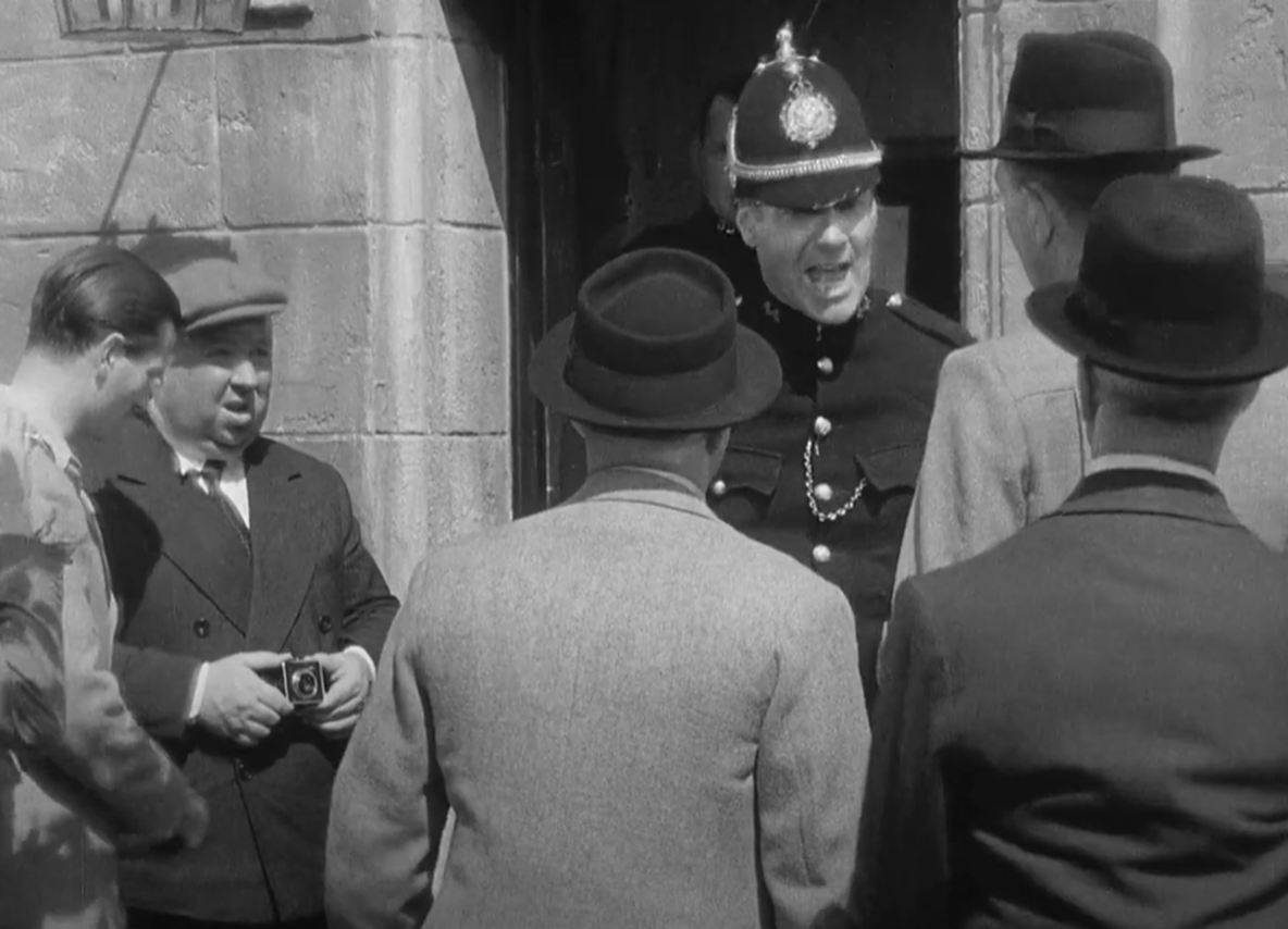 Screenshot of Alfred Hitchcock from - Young and Innocent (1937)