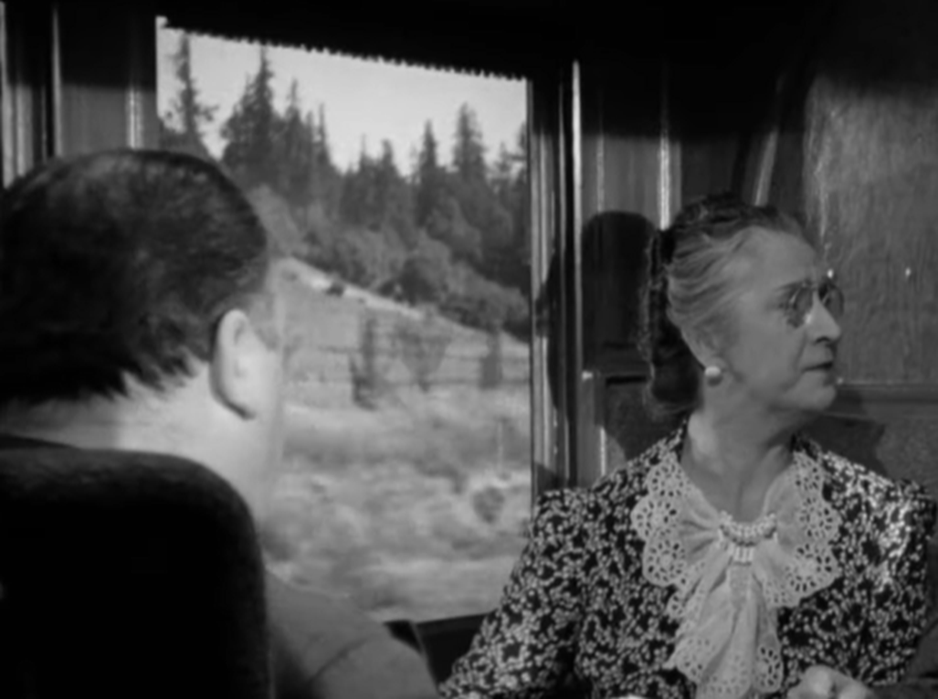 Screenshot of Alfred Hitchcock from - Shadow of a Doubt (1943)