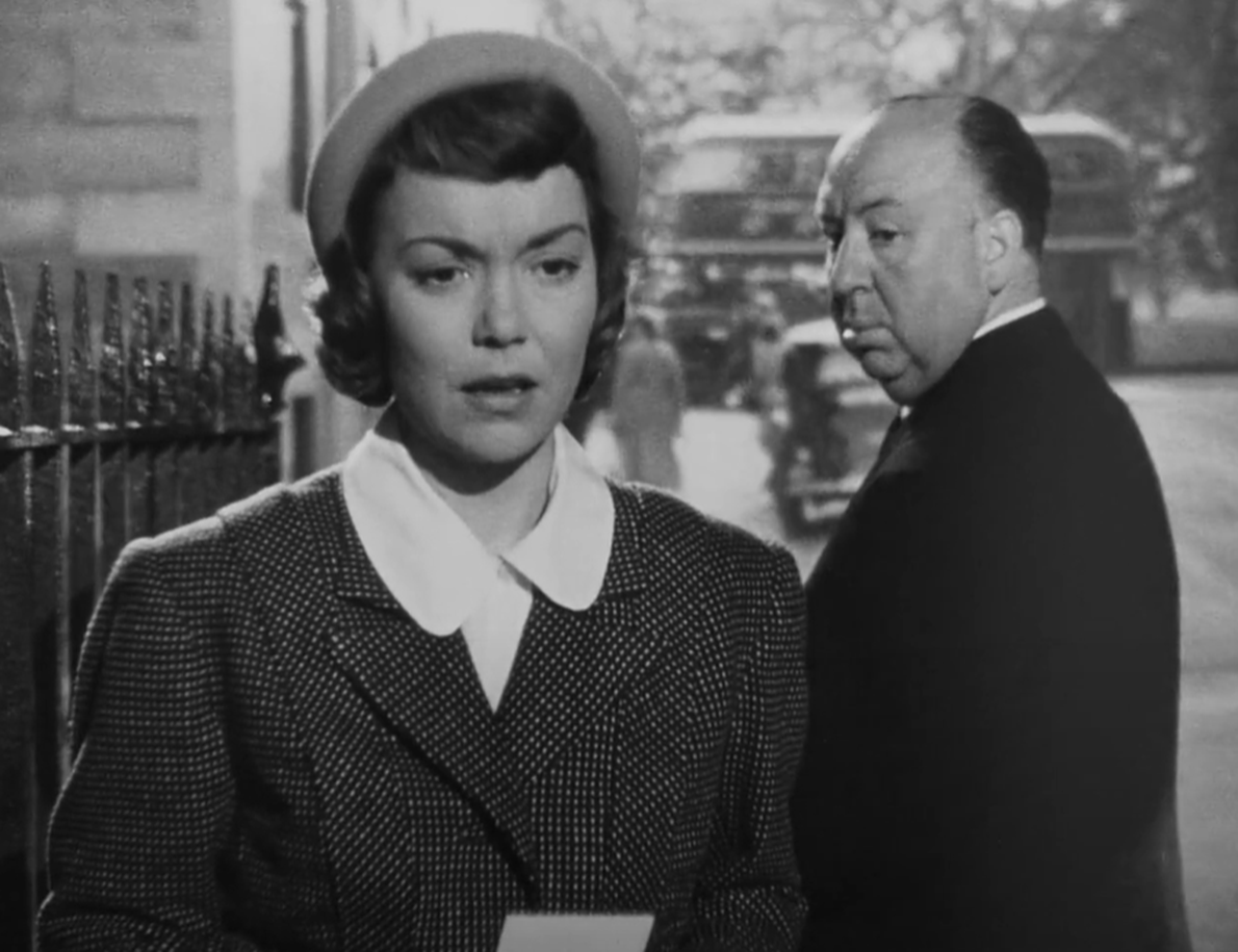Screenshot of Alfred Hitchcock from - Stage Fright (1950)