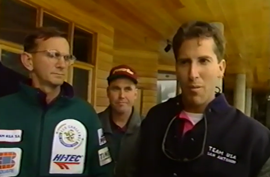 A screenshot of the TV show Eco-Challenge