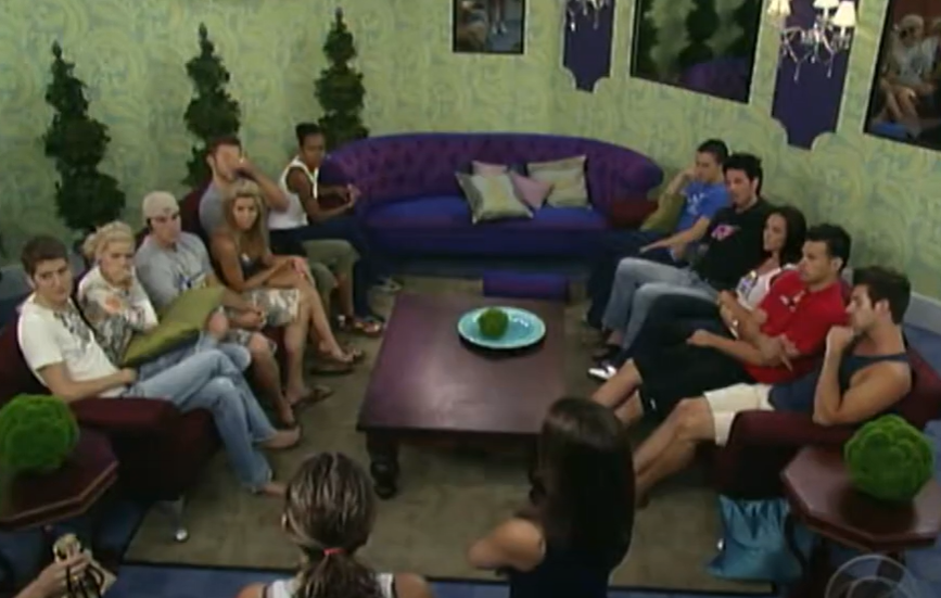 A screenshot of the TV show Big Brother