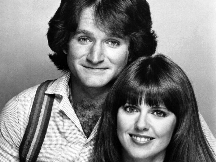 Robin Williams And Pam Dawber in 1978