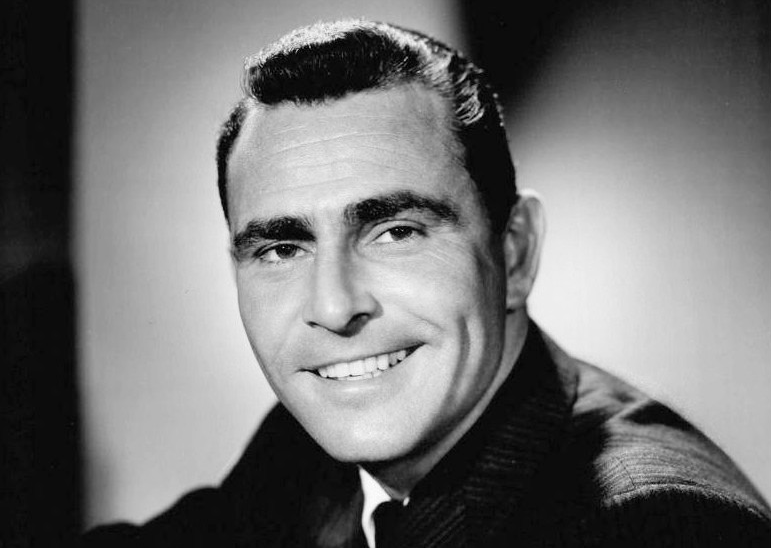 Portrait photo of Rod Serling in 1959