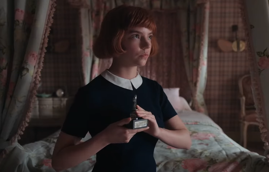 A screenshot of the TV Show The Queen's Gambit