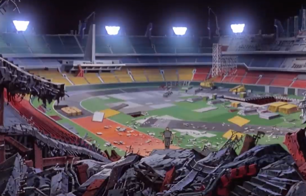 Screenshot from the movie Akira (1988)