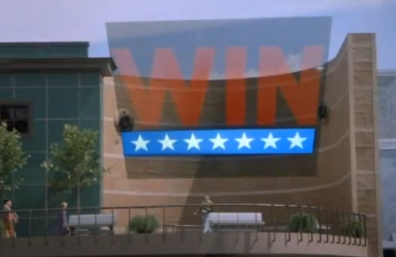 Screenshot from the movie Back to the Future 2 (1989)