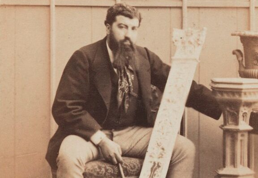 Portrait of French photographer Camille Silvy by Silvy