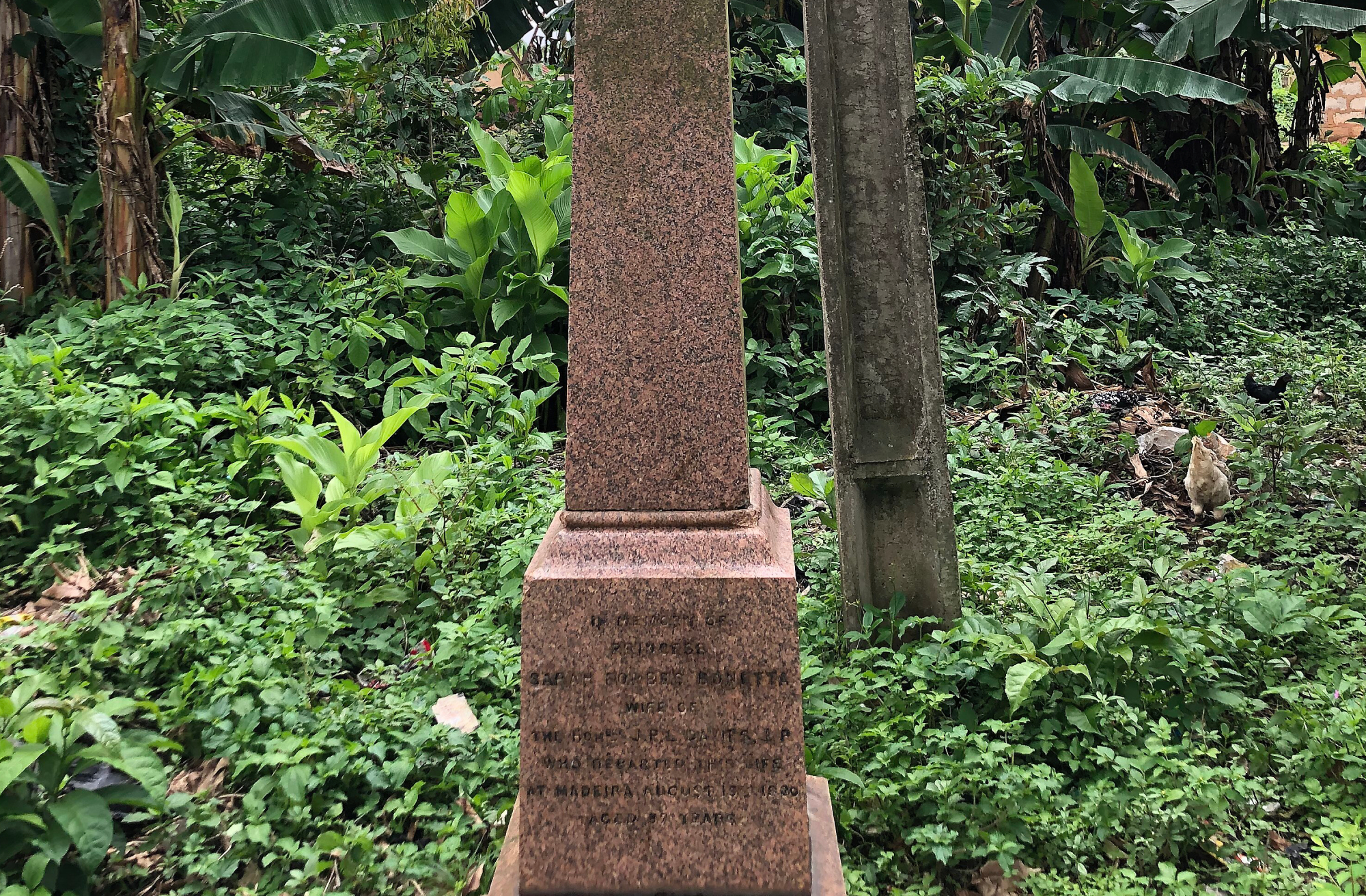 Cenotaph Of Sara Forbes Bonetta