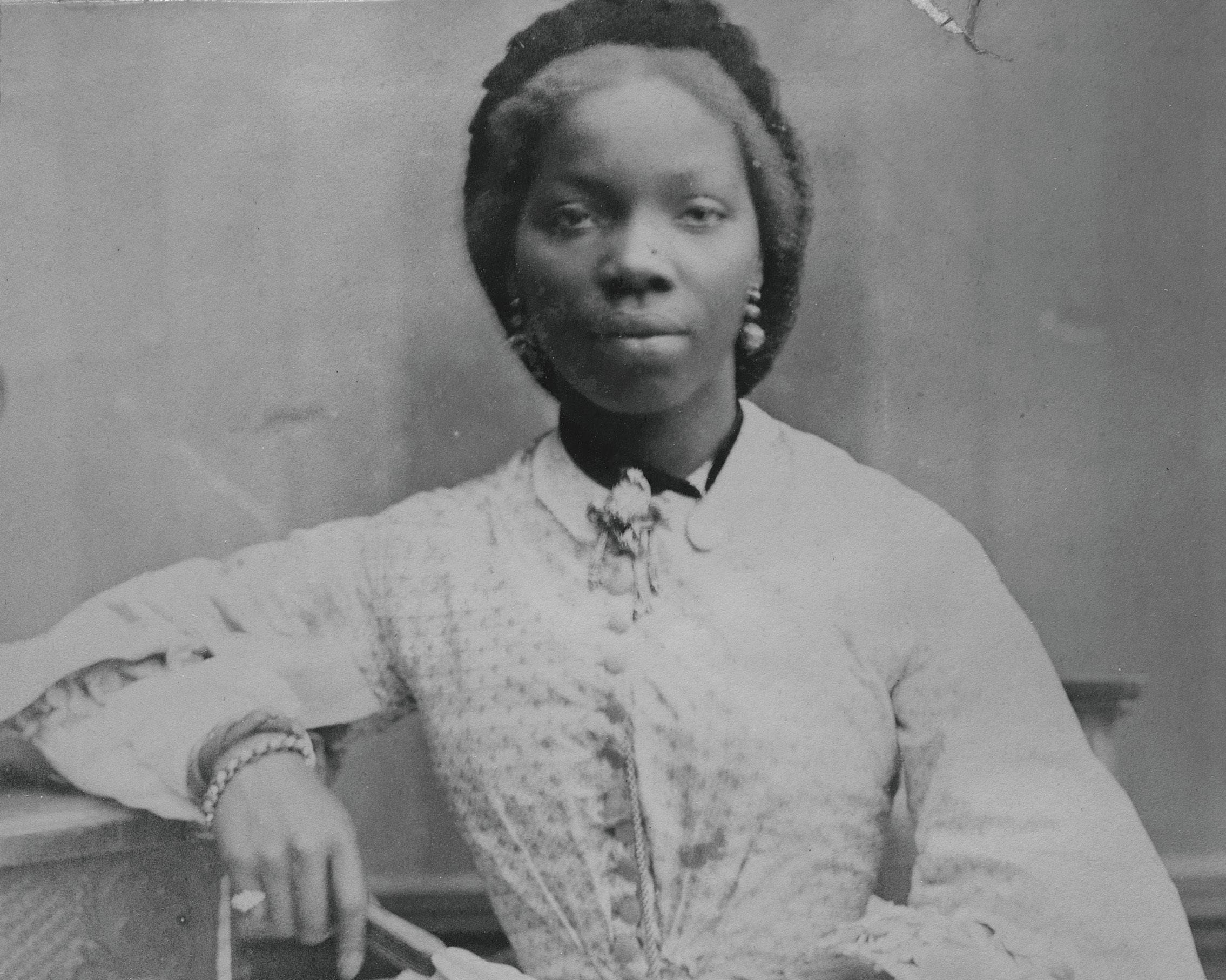 Sara Forbes Bonetta portrait in dress