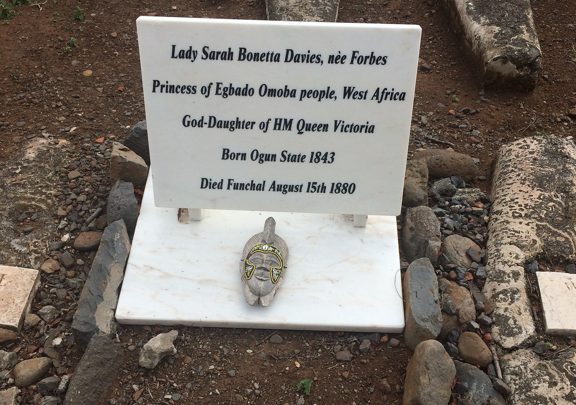 Sarah Forbes Bonetta's gravestone