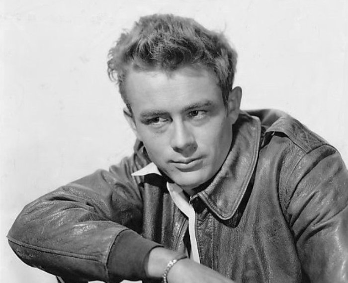 Grayscale Portrait Photo of James Dean on Schlitz Playhouse of Stars
