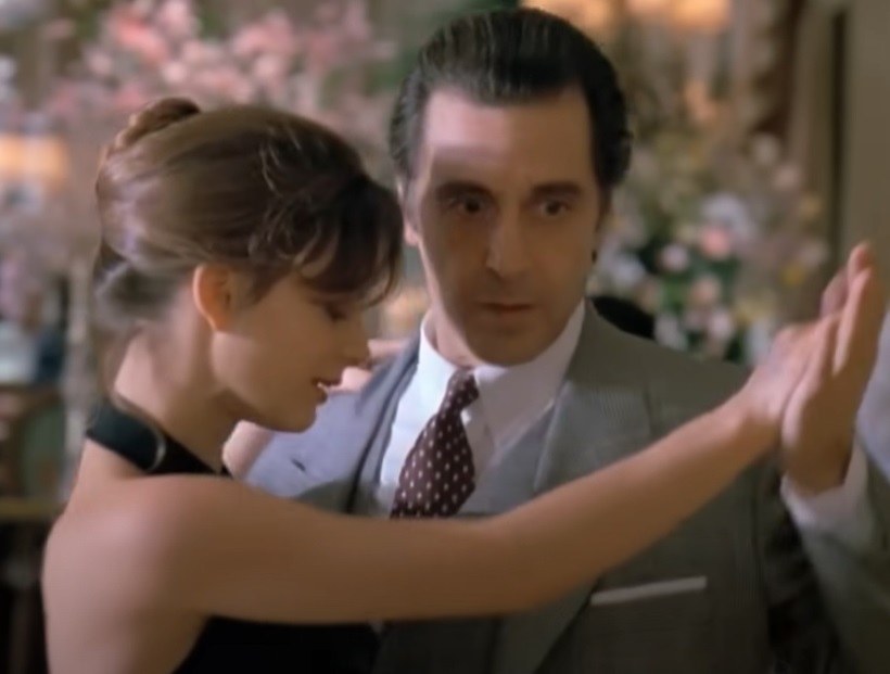 Screenshot from the film Scent of a Woman (1992)