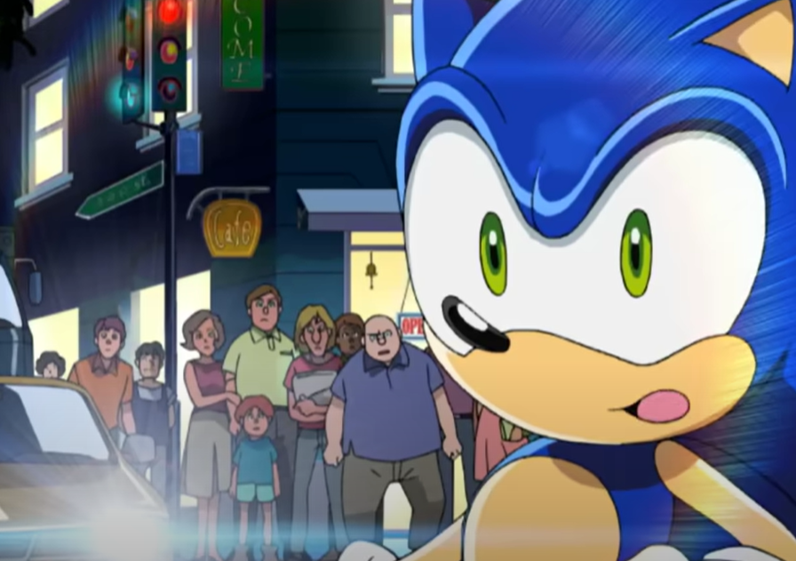 Screenshot of animated  Sonic X (2003–2006)
