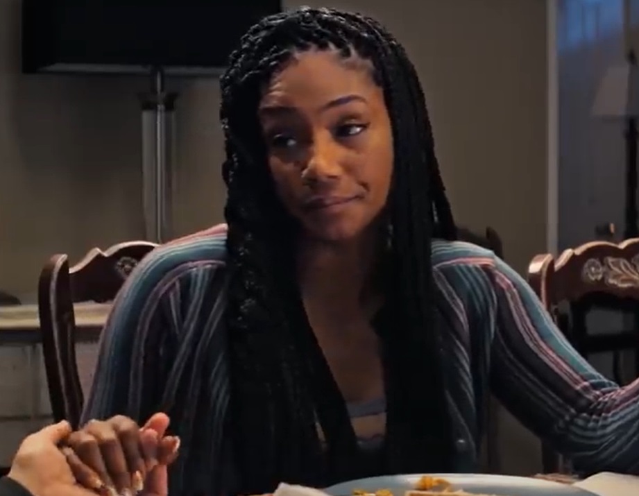 Screenshot from the film The Oath (2018)