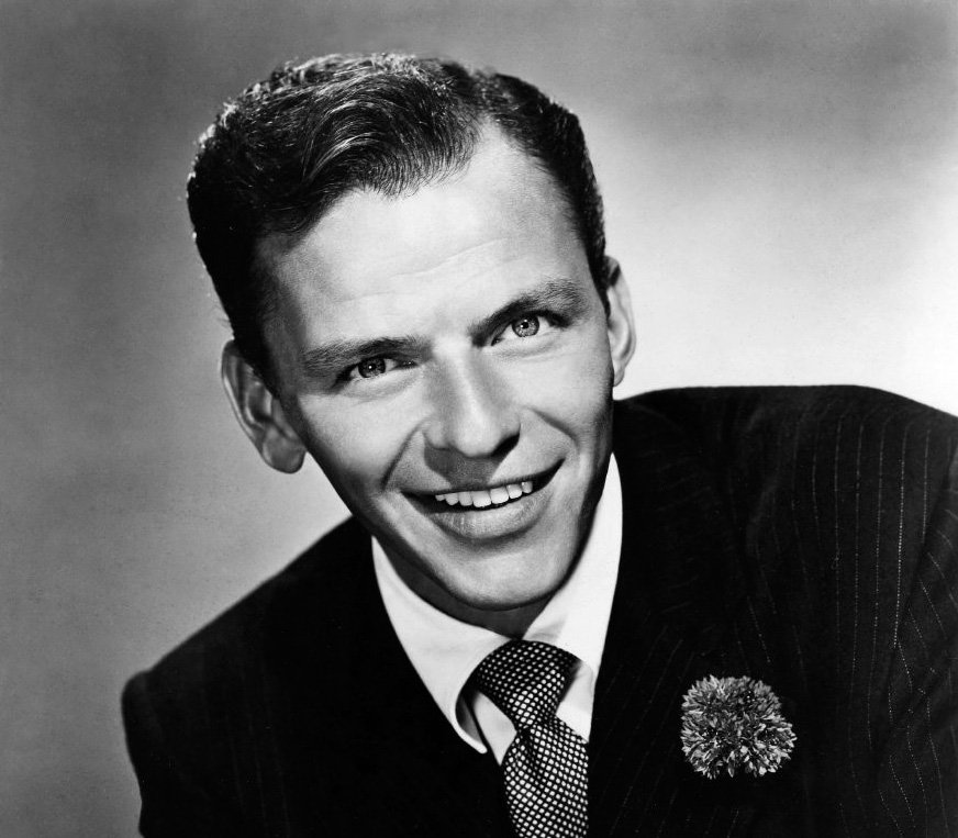 Publicity photo of Frank Sinatra issued to promote a run of concerts