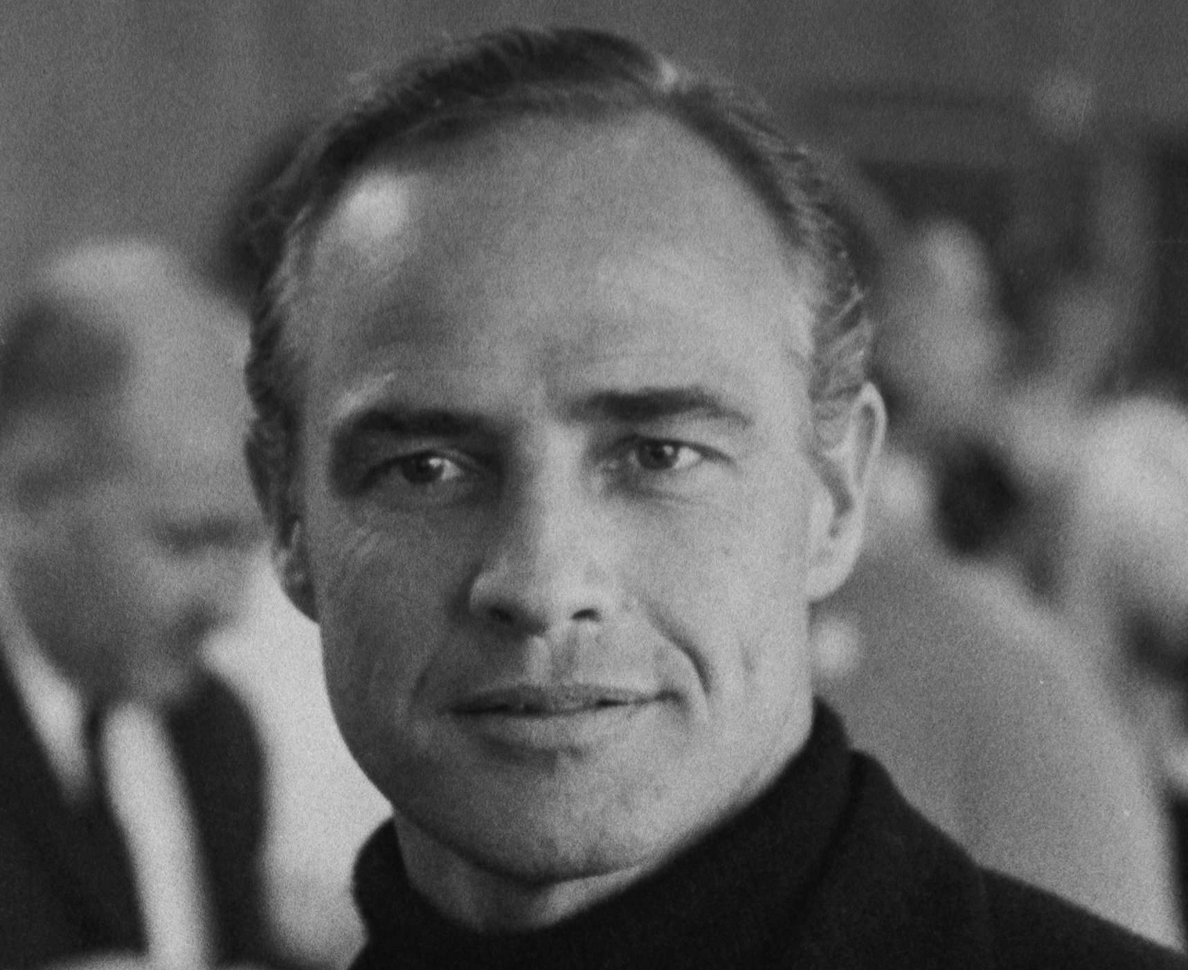 Photograph of the American actor Marlon Brando in Finland