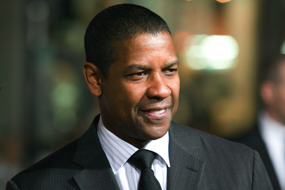Denzel Washington attends The Book of Eli premiere
