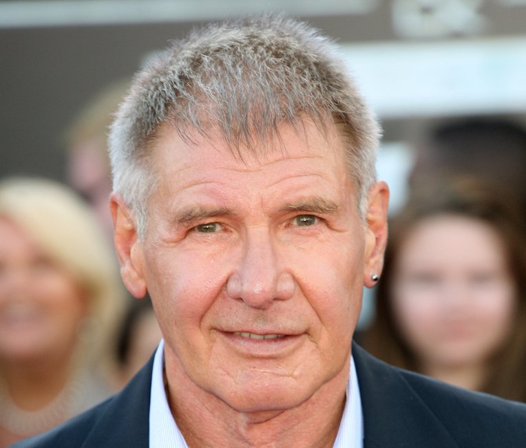 Harrison Ford arriving for the UK premiere of 'Cowboys & Aliens'