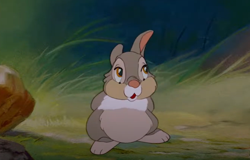 A screenshot of the animated movie Bambie