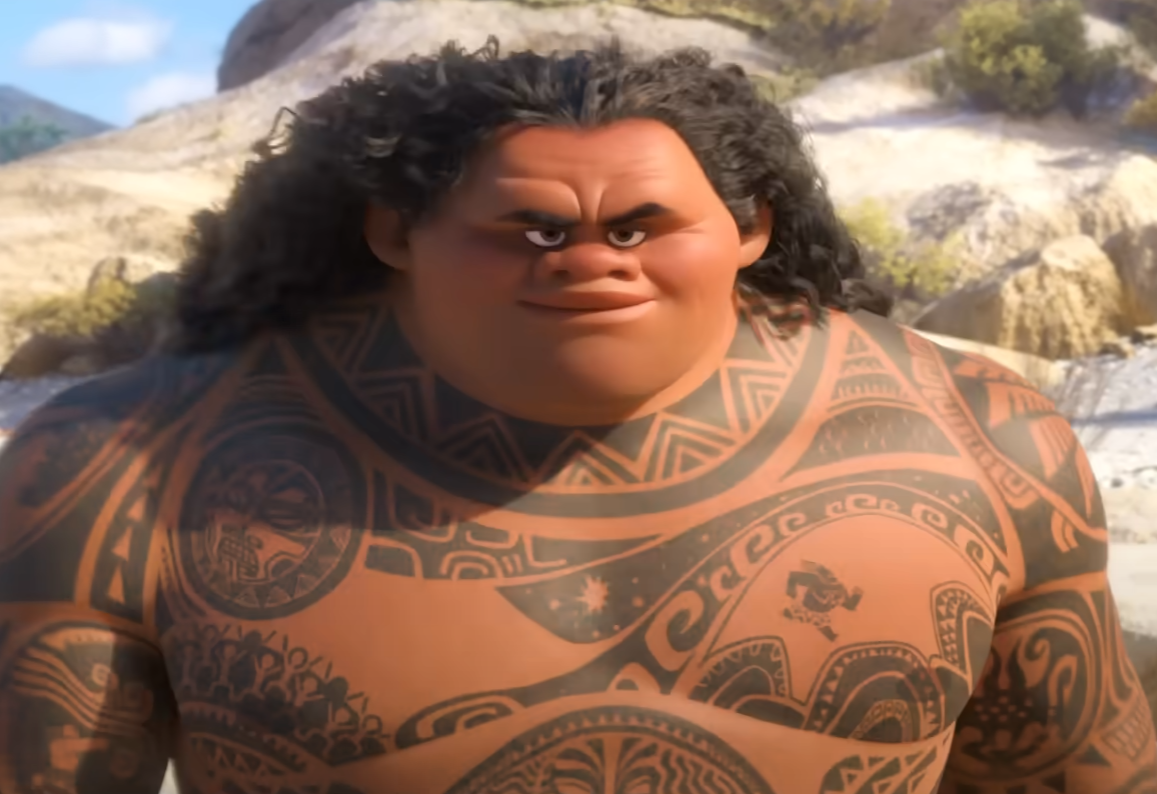 A screenshot of the animated movie Moana