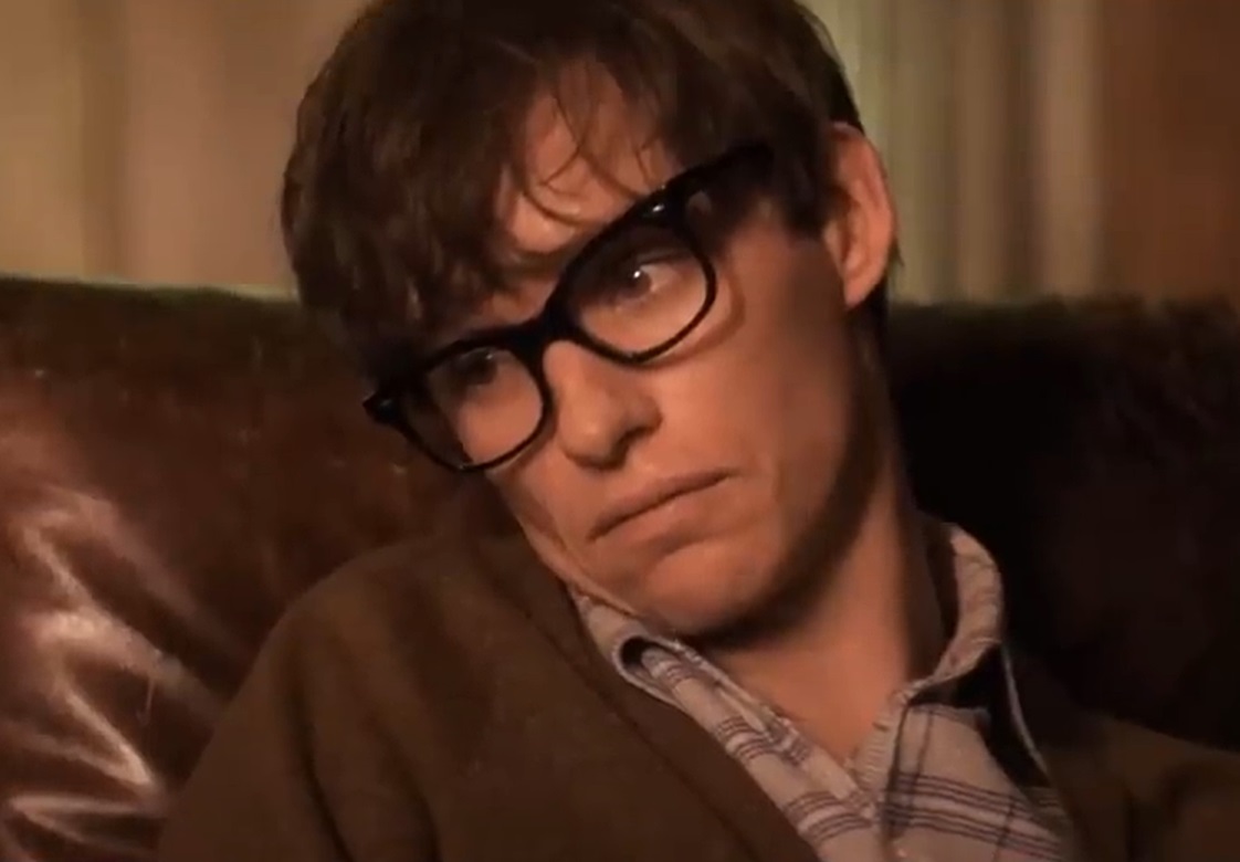 Screenshot from the film The Theory of Everything (2014)