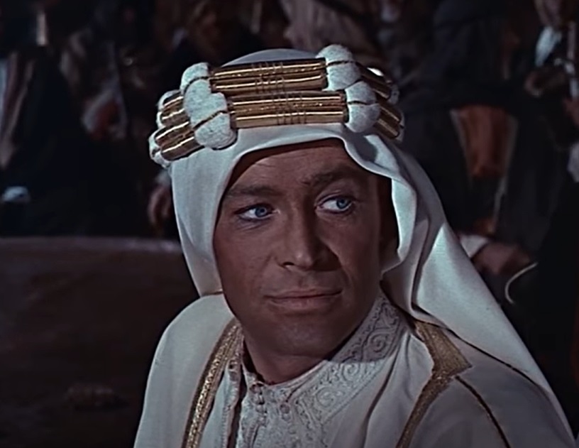 Screenshot from the film Lawrence of Arabia (1962)