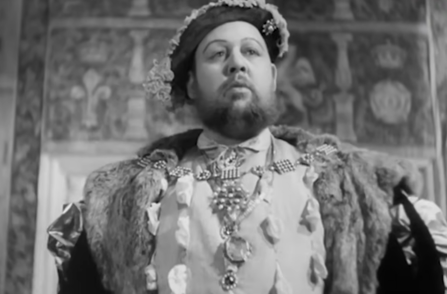 Screenshot from the movie The Private Life of Henry VIII (1933)
