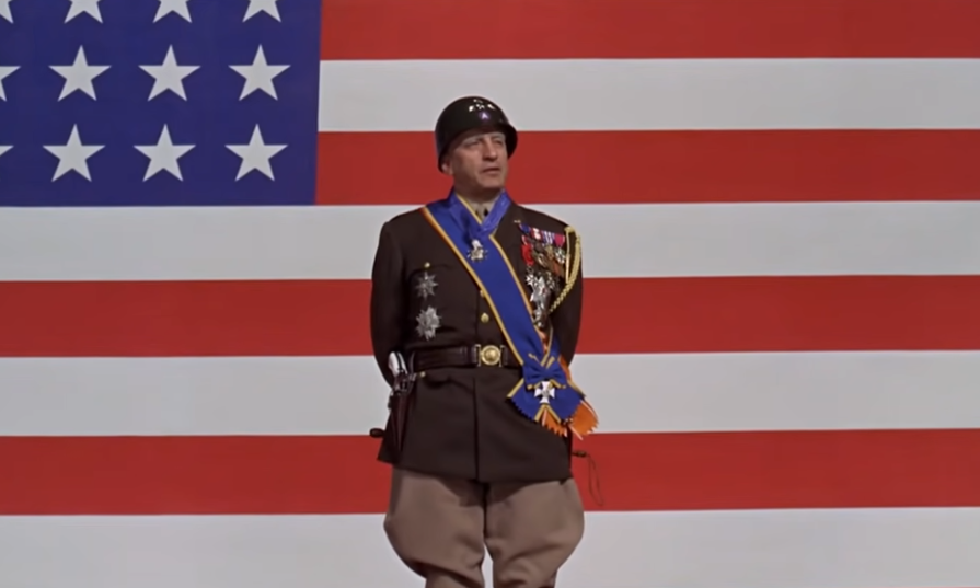 Screenshot from the movie Patton (1970)
