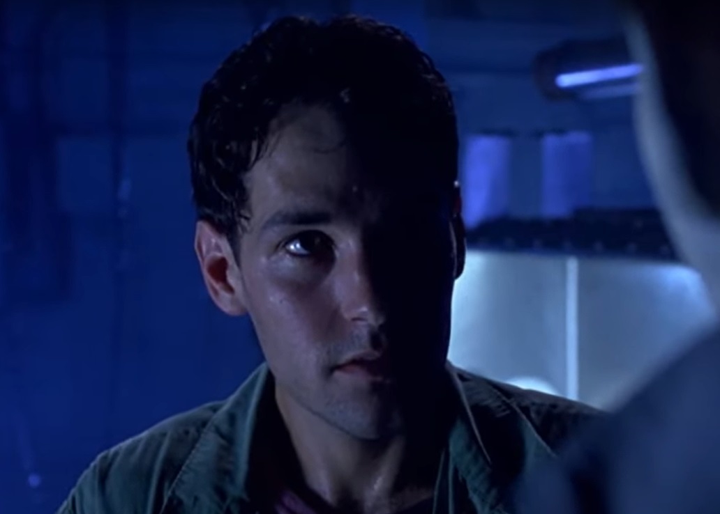 A visually captivating still taken from a pivotal moment in the film Halloween: The Curse of Michael Myers (1995)