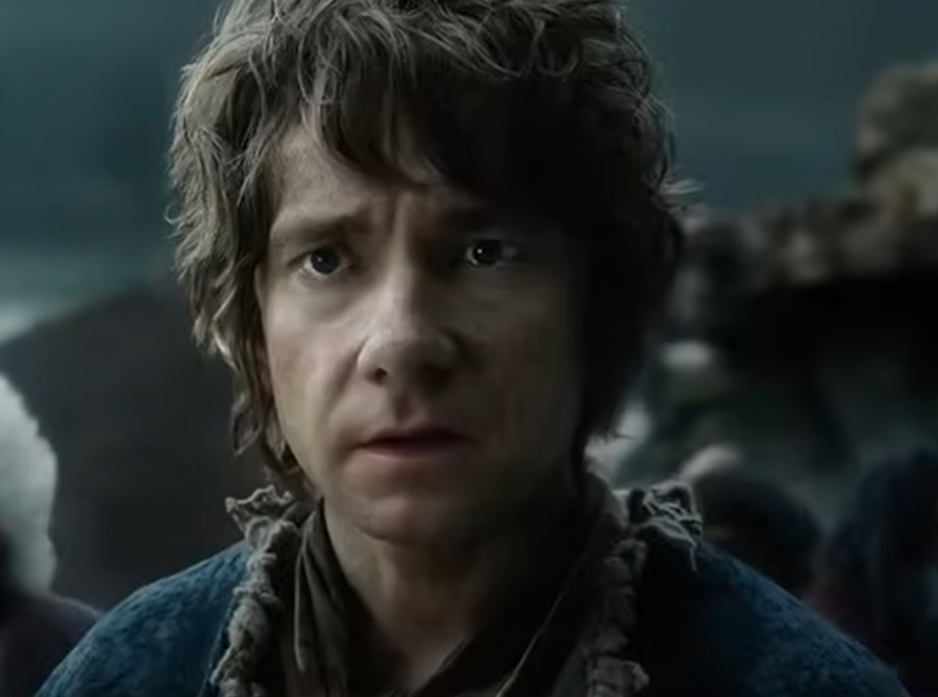 A visually captivating still taken from a pivotal moment in the film The Hobbit: The Battle of the Five Armies (2014)