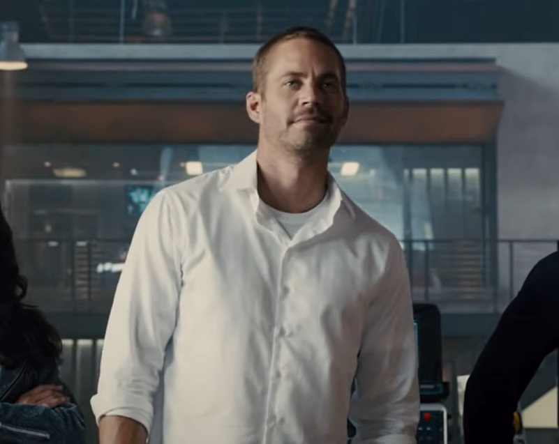 A visually captivating still taken from a pivotal moment in the film Furious 7 (2015)