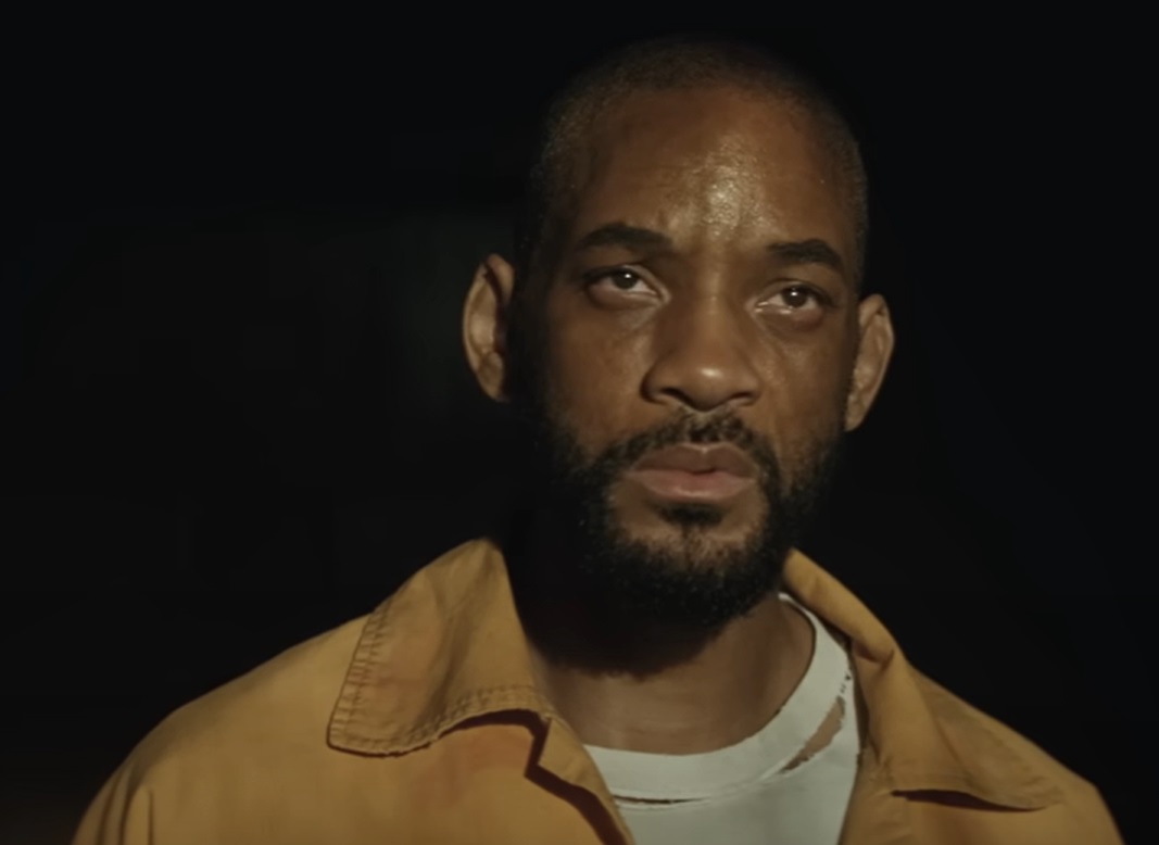 A visually captivating still taken from a pivotal moment in the film Suicide Squad (2016)