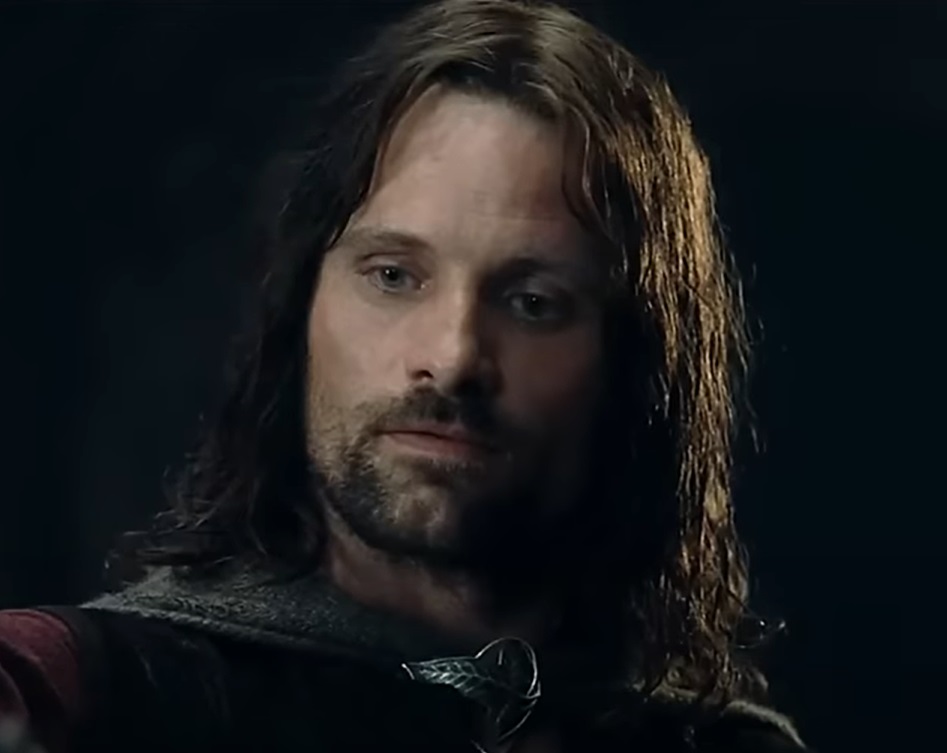 A visually captivating still taken from a pivotal moment in the film The Lord of the Rings: The Two Towers (2002)