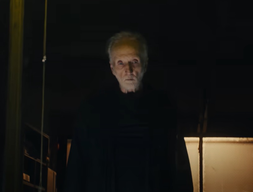 A visually captivating still taken from a pivotal moment in the film Saw X (2023)