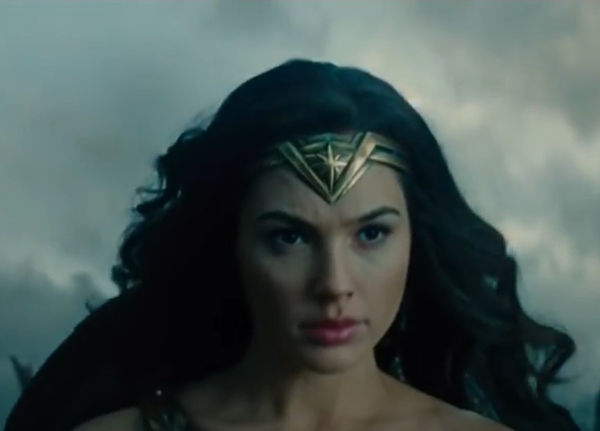 A visually captivating still taken from a pivotal moment in the film Wonder Woman (2017)