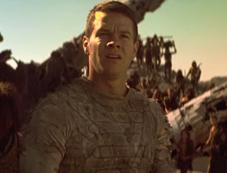 A visually captivating still taken from a pivotal moment in the film Planet of the Apes (2001)