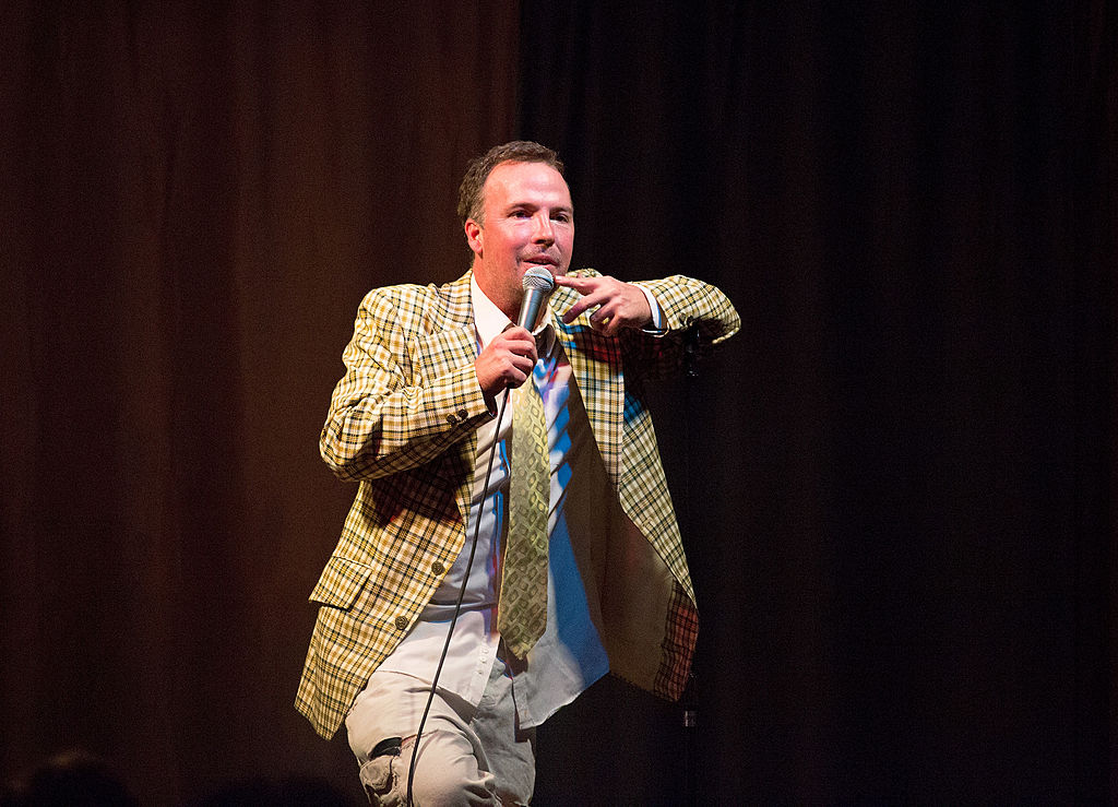 Comedian, Doug Stanhope performs onstage