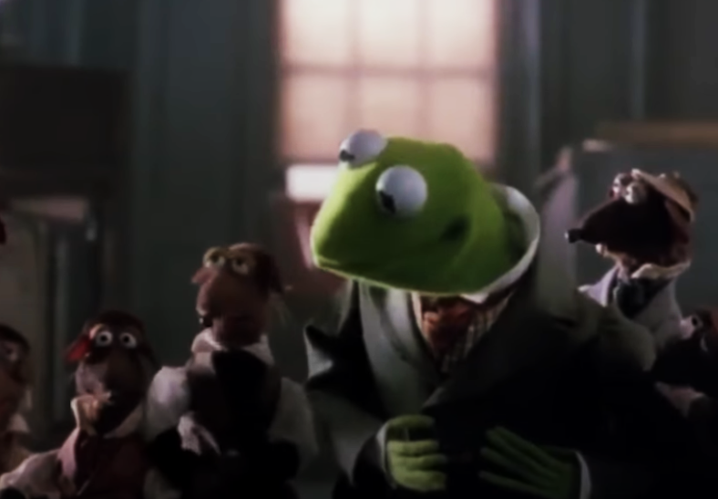 Screenshot of the movie The Muppet Christmas Carol