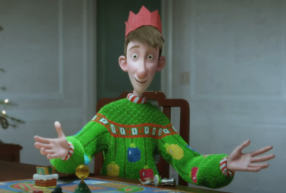 Screenshot of the movie Arthur Christmas