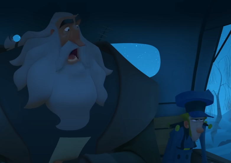 Screenshot of the movie Klaus