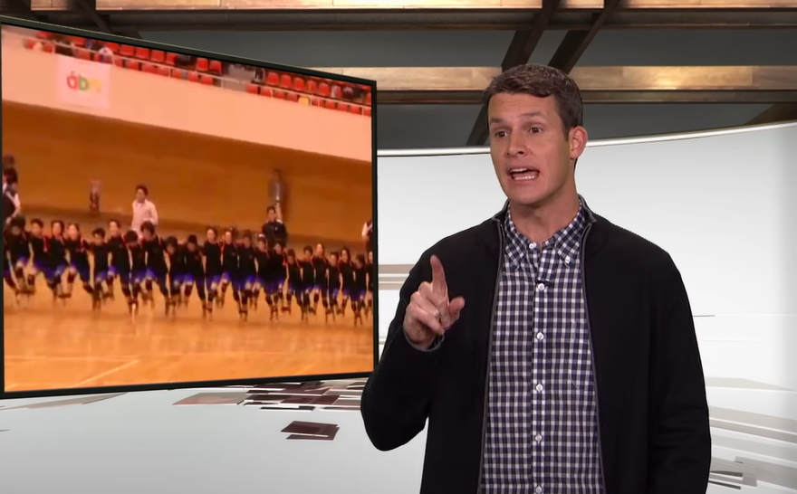 Daniel Tosh at his tv show Tosh.0