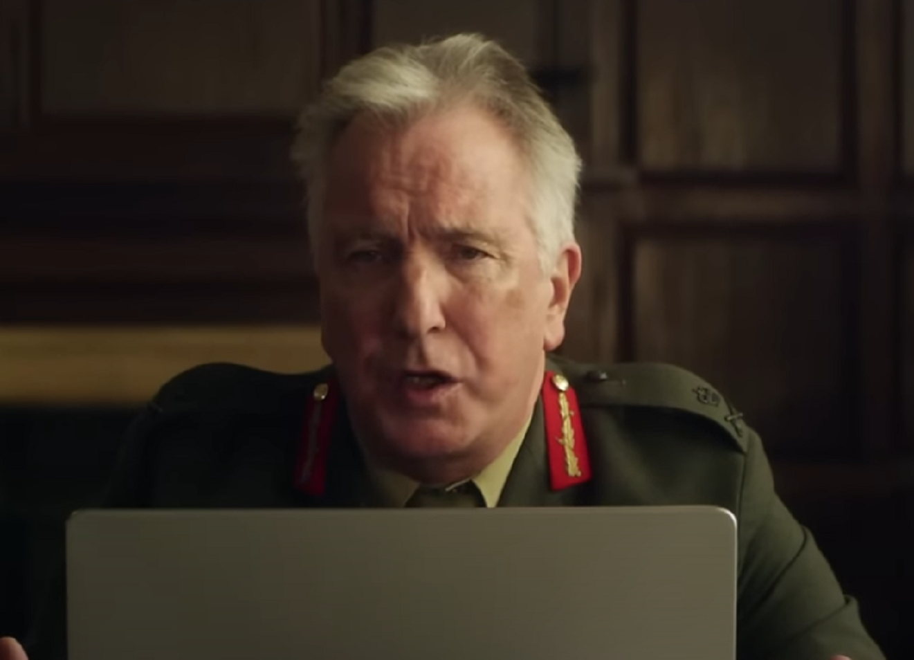 Screenshot of Alan Rickman from - Eye in the Sky (2015)