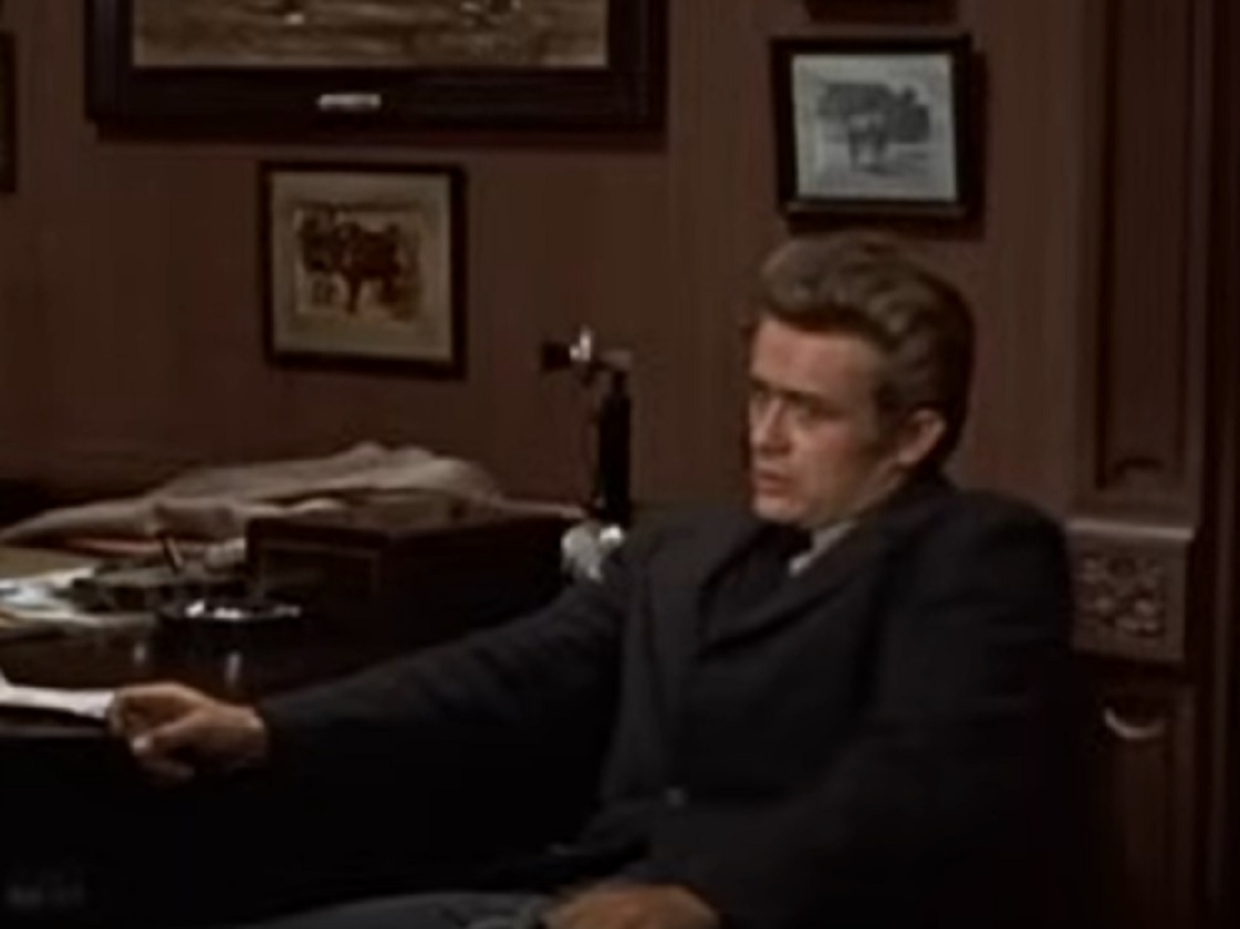 Screenshot of  James Dean from - Giant (1956)