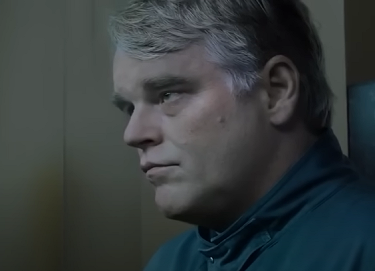 Screenshot of Philip Seymour Hoffman from - The Hunger Games: Mockingjay - Part 2 (2015)